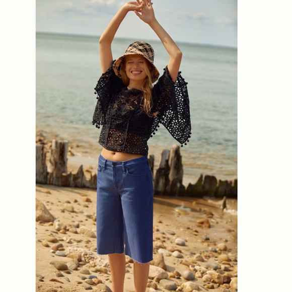 NWT Anthropologie Victorian Cutwork Blouse - Picture 6 of 10